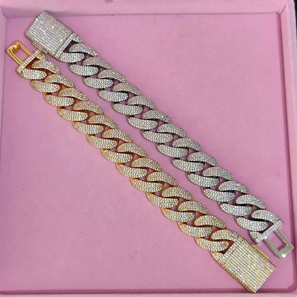 Iced-Out Cuban Bracelets