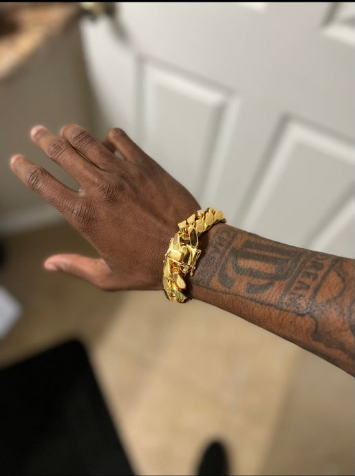 18mm Miami Cuban Bracelet
